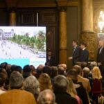 Kicillof y Alak anunciaron la puesta en valor de la Plaza San Martín de La Plata